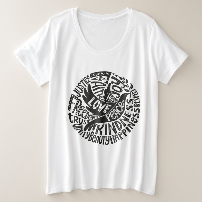 Camiseta inspiradora (Anverso del diseño)
