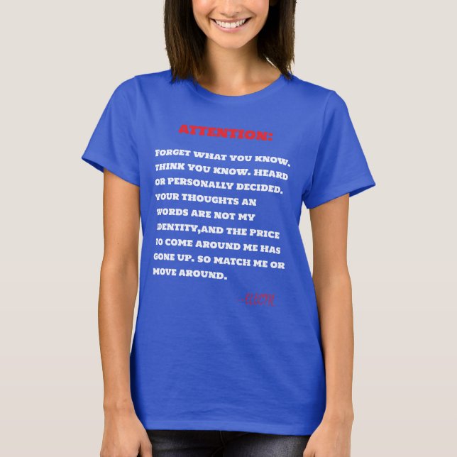 Camiseta inspiradora (Anverso)