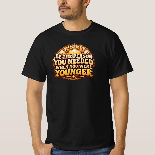 Camiseta Inspiradora con Frase Retro (Anverso)
