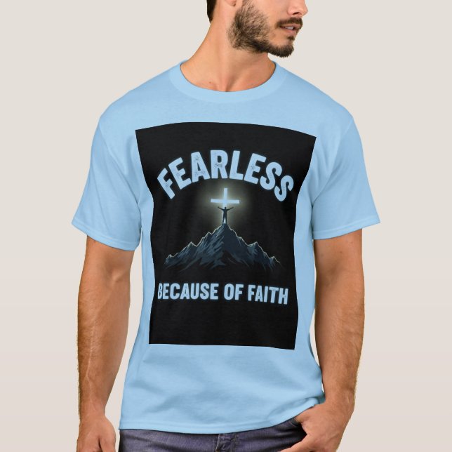 Camiseta inspiradora de diseño de montaña (Anverso)