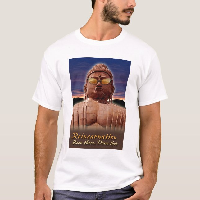 Camiseta inspiradora de la reencarnación (Anverso)