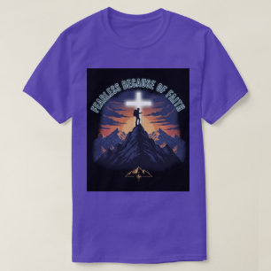 Camiseta inspiradora de montaña diseño