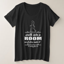 Camiseta inspiradora del tamaño extra grande de la