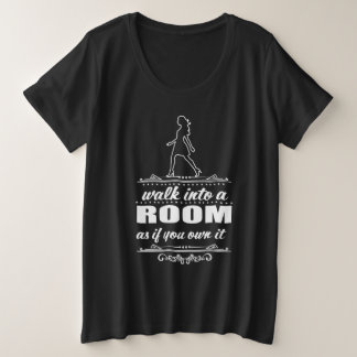 Camiseta inspiradora del tamaño extra grande de la