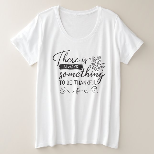 Camiseta Inspiradora más grande para mujeres (Anverso del diseño)