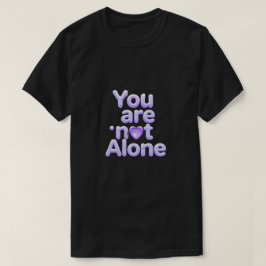 Camiseta Inspiradora No Estás Solo – Comodidad, H