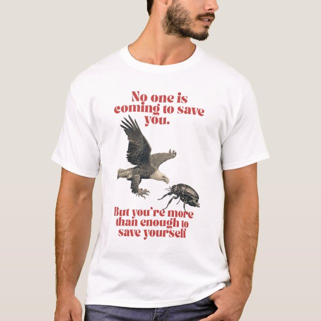 Camiseta inspiradora para hombres  (Anverso)