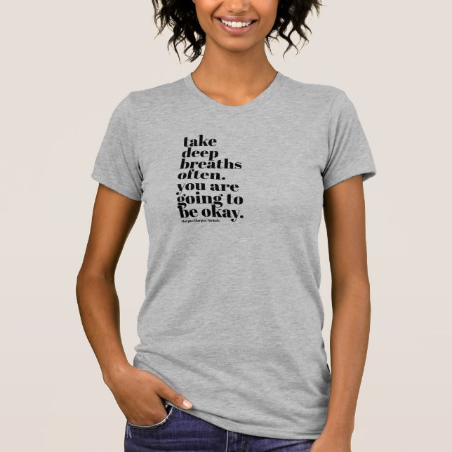 camiseta inspiradora para mujeres (Anverso)