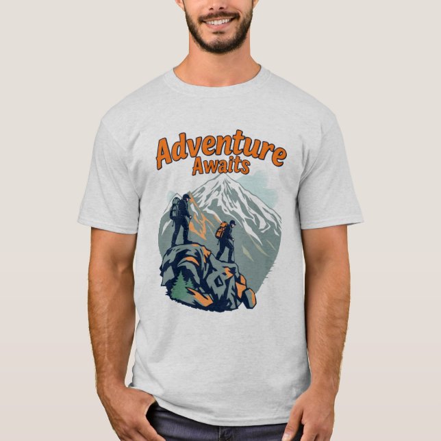 Camiseta inspiradora para viajeros, exploradores (Anverso)