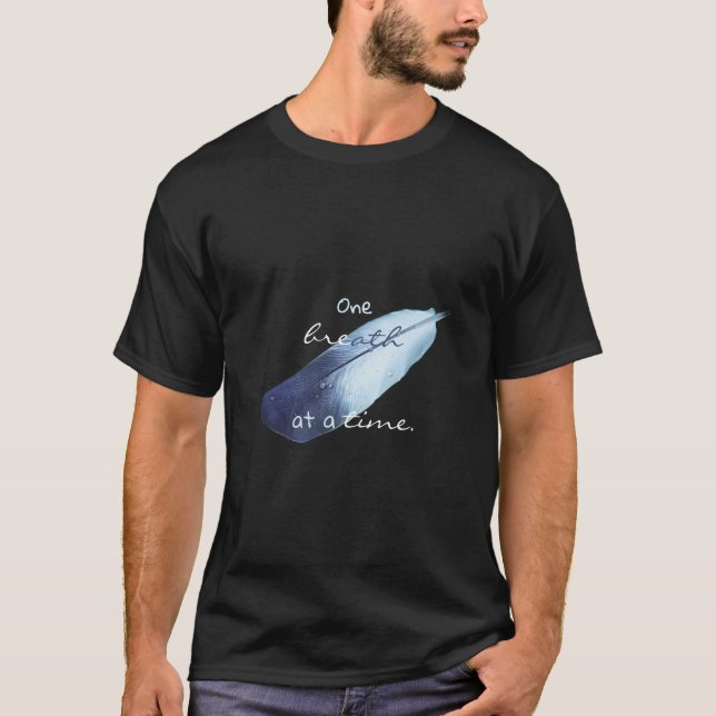 Camiseta Inspiradora pluma de eslóganes a la vez (Anverso)