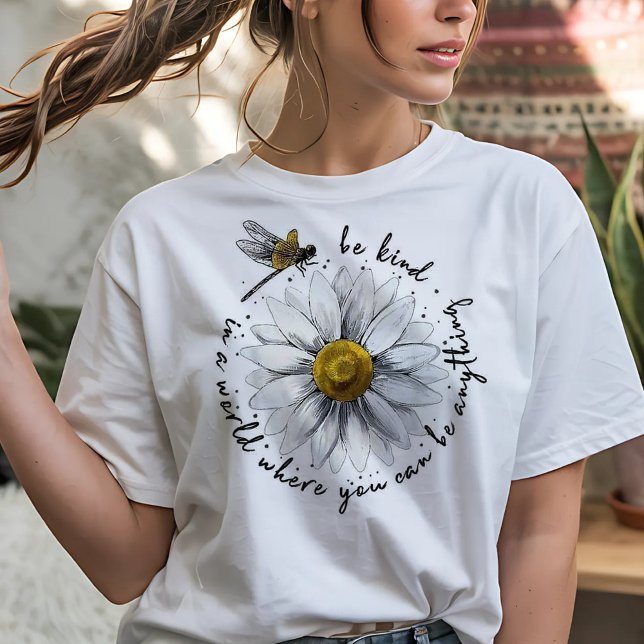 Camiseta inspiradora Sé amable (Subido por el creador)