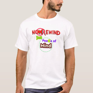 Camiseta Inspiradora Sin Rebobinar, Solo Paz Menta
