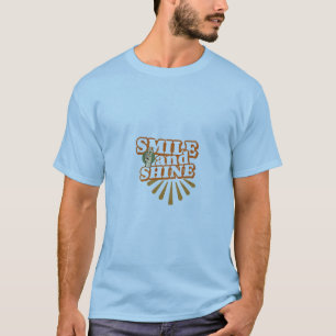 Camiseta Inspiradora "Sonrisa trae brillo"