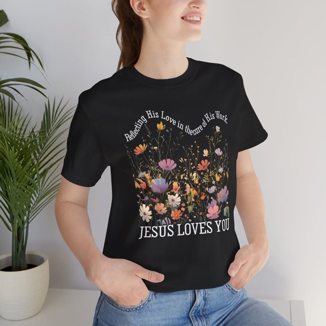 Camiseta Inspirar a Jesús te ama, el diseño de la naturalez (Subido por el creador)
