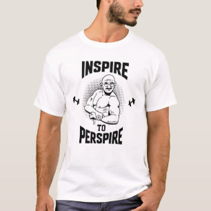 Camiseta inspirar a perecer, aptitud