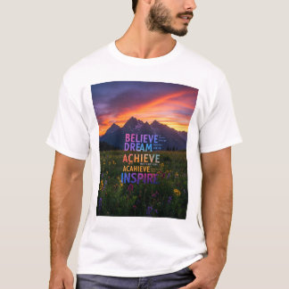 Camiseta Inspirar en el logro de un sueño