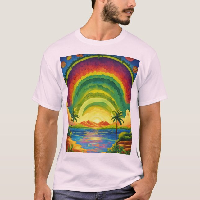 Camiseta Inspirar por la belleza del mundo de la naturaleza (Anverso)