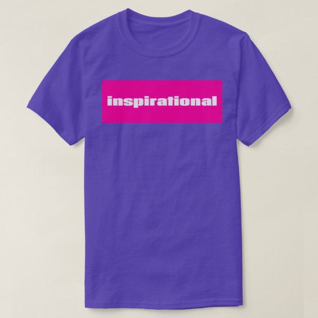 Camiseta Inspirational 3 (Diseño del anverso)