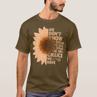 Camiseta inspirational ADHD sunflower we don't know how str