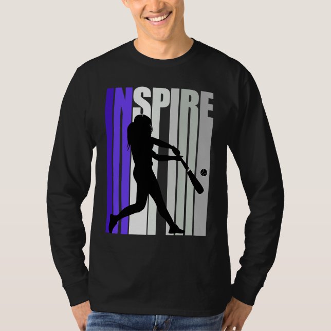 Camiseta Inspirational Motivational Baseball Instructor Tea (Anverso)