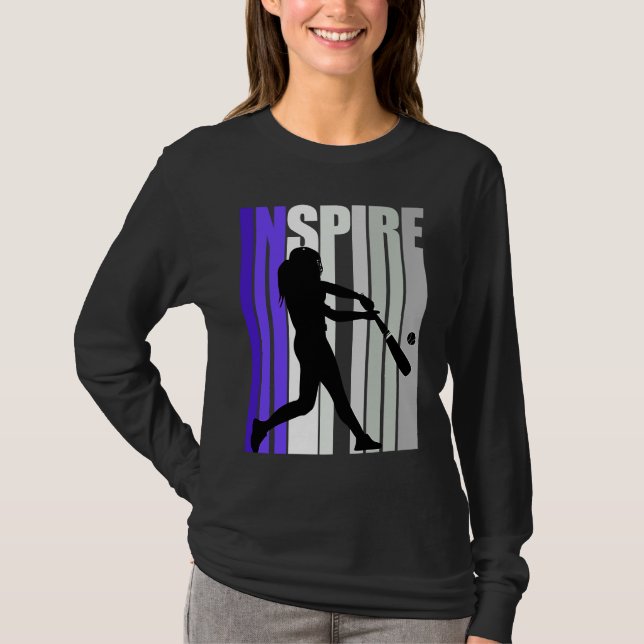 Camiseta Inspirational Motivational Baseball Instructor Tea (Anverso)