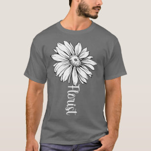 Camiseta Inspirational Motivational Flower Stem Florist