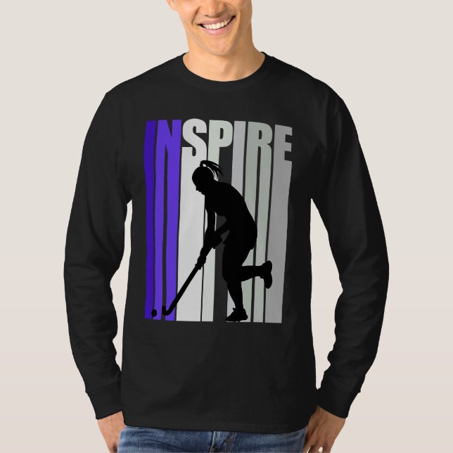 Camiseta Inspirational Motivational Hockey Instructor Teach (Anverso)