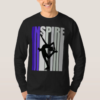 Camiseta Inspirational Motivational Ice Skating Instructor 