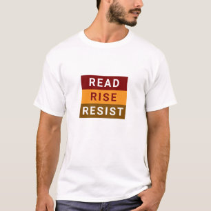 Camiseta Inspire Action Leer Auge Resist Tee para los hombr