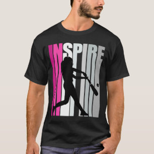 Camiseta Inspire Béisbol Cumpleaños Kick Kick Silhouette