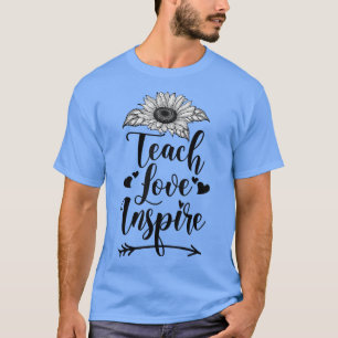 Camiseta Inspire De Amor De Enseñanza, Profesora Para Hombr