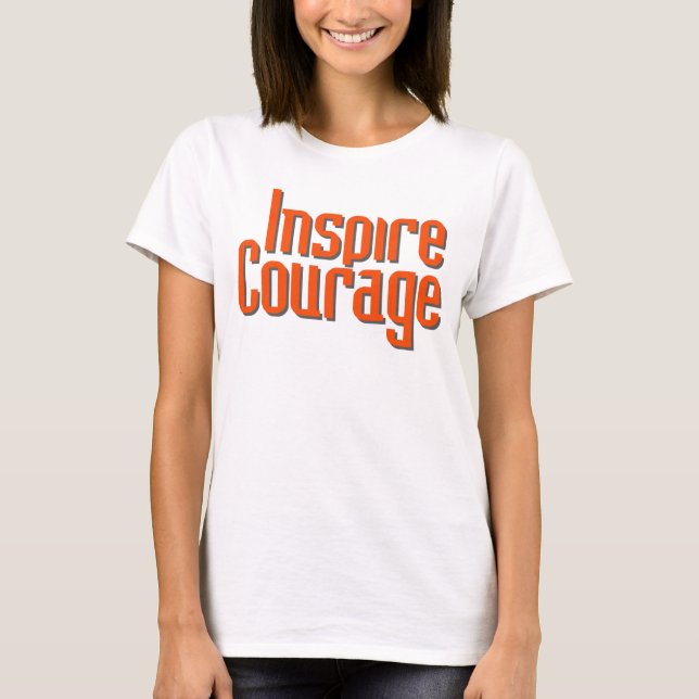 Camiseta Inspire el valor (Anverso)