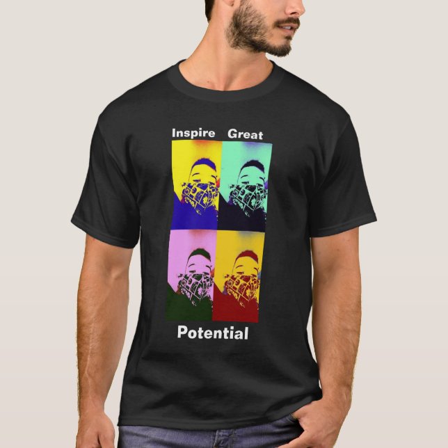 Camiseta Inspire gran potencial (IGP) vida de máscara (Anverso)