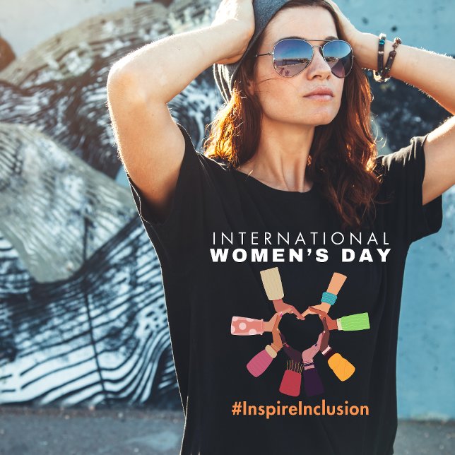 Camiseta Inspire Inclusion International Women's Day (Subido por el creador)