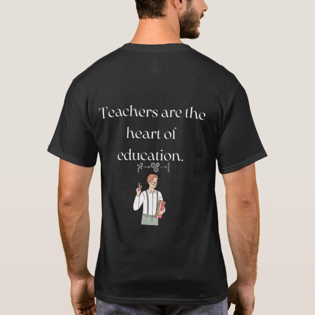 Camiseta Inspire, plomo, enseñanza (Reverso)