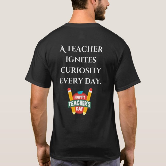 Camiseta Inspire&Teach black (Reverso)