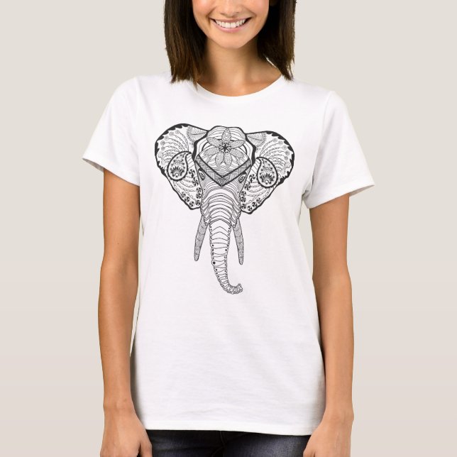 Camiseta Inspired Elphant Head (Anverso)