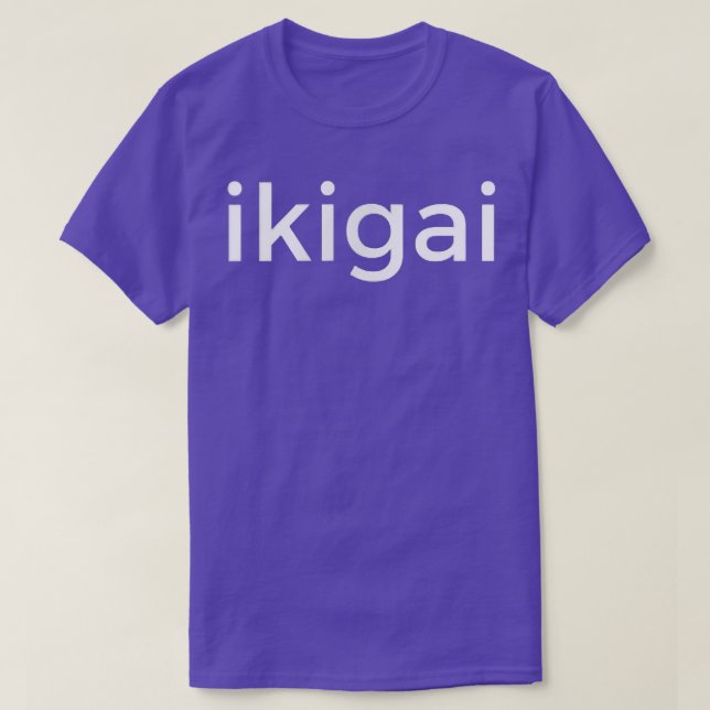 Camiseta Inspiring Basic - Ikigai  (Diseño del anverso)