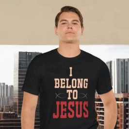 Camiseta inspiring idea I belong to Jesus