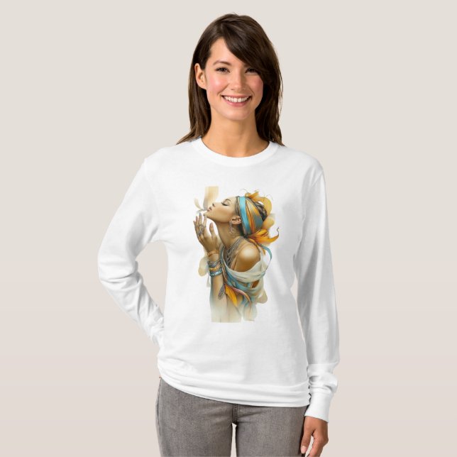 Camiseta inspiring women with an engaging nature (Anverso completo)