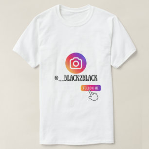 CAMISETA INSTAGRAM NEGRO2NEGRO "SIGAMOS"