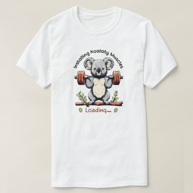 Camiseta Instalación de los músculos de Koalaty (Diseño del anverso)