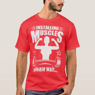 Camiseta Instalación de Muscles Bodybuilder Gym Fitness 12