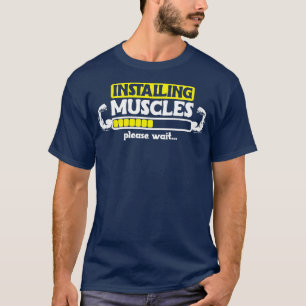 Camiseta Instalación de Muscles Bodybuilder Gym Fitness 3