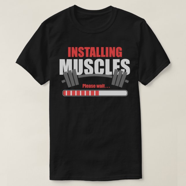 Camiseta Instalación de Muscles Gym (Diseño del anverso)