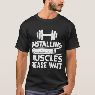 Camiseta Instalación de Muscles Gym Workout Motivation