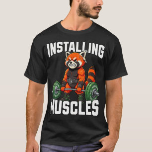 Camiseta Instalación de Músculos Gimnasio de Levantamiento 