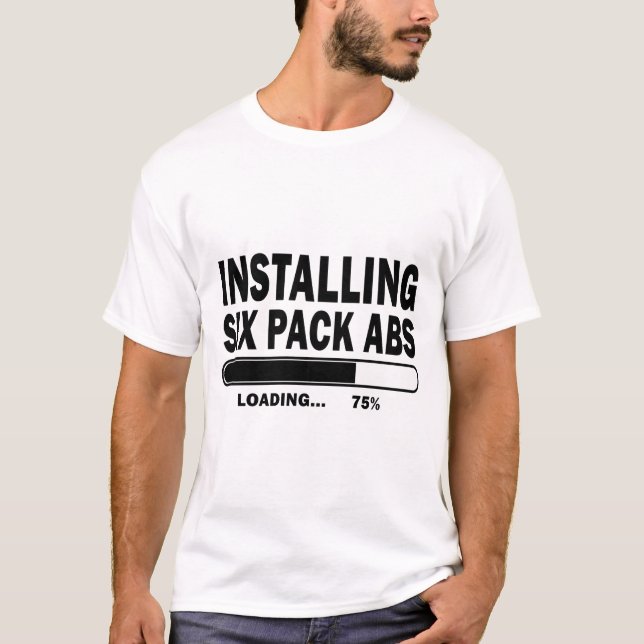 CAMISETA INSTALACIÓN DE SEIS ABS DEL PAQUETE (Anverso)