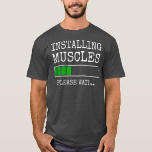 Camiseta Instalación del gimnasio Muscles Bodybuilding Weig