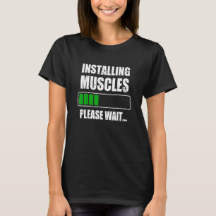 Camiseta Instalación del gimnasio Muscles Bodybuilding Weig